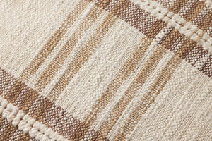 Loloi PLL0155 Machine Woven Transitional Pillow Tan ,Multi Cotton | Polypropylene P226PLL0155TNMLPIL3