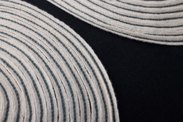 Loloi PLL0035 Machine Embroidered Contemporary Pillow Black ,Natural Cotton | Rayon | Polyester PSETPLL0035BLNAPI13