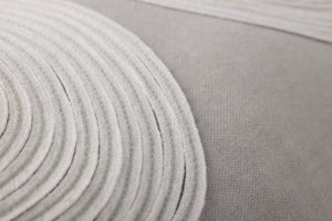 Loloi PLL0035 Machine Embroidered Contemporary Pillow Taupe ,Natural Cotton | Rayon | Polyester DSETPLL0035TANAPI13