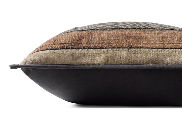 Loloi PLL0178 Machine Woven Global/Ethnic Pillow Multi Polyester | Cotton | Rayon DSETPLL0178ML00PIL1