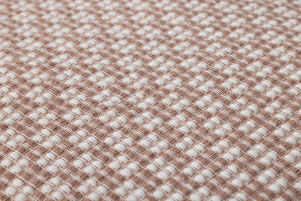 Loloi PLL0125 Machine Woven Transitional Pillow Ivory ,Brown 100% Cotton DSETPLL0125IVBRPIL1