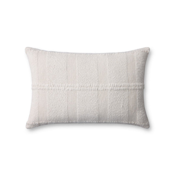 Loloi PLL0126 Hand Woven Transitional Pillow Ivory Cotton | Polypropylene DSETPLL0126IV00PI15