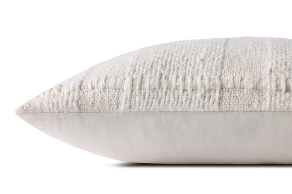 Loloi PLL0126 Hand Woven Transitional Pillow Ivory Cotton | Polypropylene DSETPLL0126IV00PI15