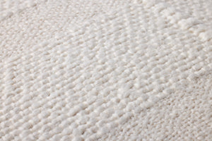 Loloi PLL0126 Hand Woven Solid Pillow Ivory Cotton | Polypropylene DSETPLL0126IV00PIL3