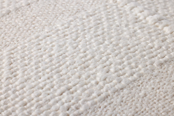Loloi PLL0126 Hand Woven Solid Pillow Ivory Cotton | Polypropylene DSETPLL0126IV00PIL3