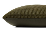 Loloi PLL0130 Machine Woven Solid Pillow Dark Olive 100% Cotton P319PLL0130DO00PIL3