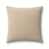 Loloi PLL0130 Machine Woven Solid Pillow Ivory 100% Cotton DSETPLL0130IV00PIL3