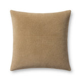 Loloi PLL0130 Machine Woven Solid Pillow Tan 100% Cotton P319PLL0130TN00PIL3