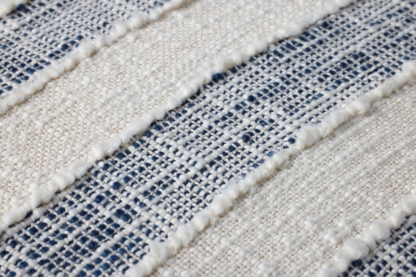 Loloi PLL0134 Machine Woven Transitional Pillow Blue ,Ivory 100% Polyester DSETPLL0134BBIVPIL3