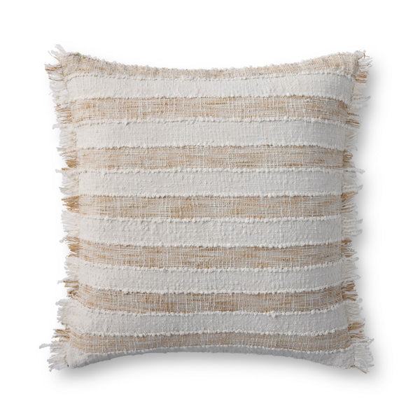 Loloi PLL0134 Machine Woven Transitional Pillow Beige ,Ivory 100% Polyester P323PLL0134BEIVPIL3