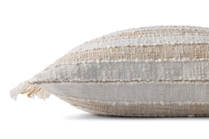 Loloi PLL0134 Machine Woven Transitional Pillow Beige ,Ivory 100% Polyester P323PLL0134BEIVPIL3