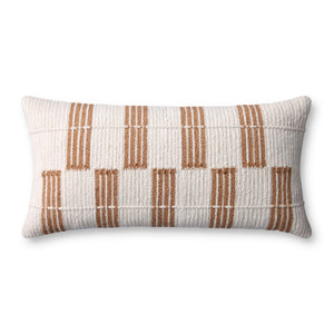 Loloi PLL0137 Machine Woven Transitional Pillow Rust ,Multi Polyester | Cotton DSETPLL0137RUMLPI13