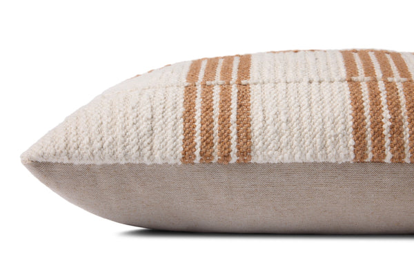 Loloi PLL0136 Machine Woven Transitional Pillow Rust ,Ivory Cotton | Polyester PSETPLL0136RUIVPI13