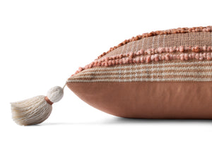 Loloi PLL0137 Machine Woven Transitional Pillow Rust ,Multi Polyester | Cotton DSETPLL0137RUMLPI13