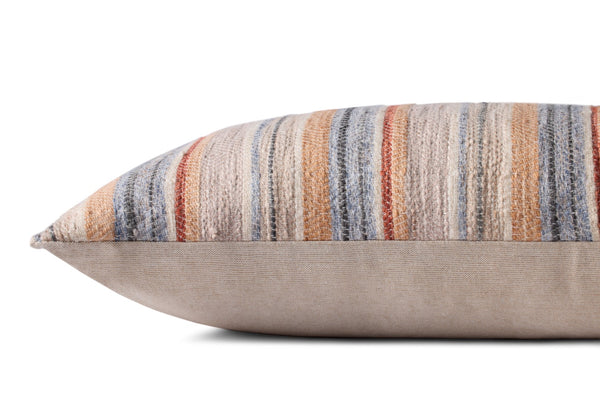 Loloi PLL0138 Machine Woven Transitional Pillow Rust ,Multi Cotton | Polyester DSETPLL0138RUMLPI13