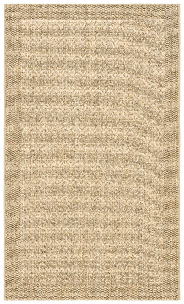 Safavieh Palm Contemporary Area Rug In Elegant Geometric Pattern – Perfect For Living Spaces & Offices Desert Sand Sisal & Jute Pab321a-3