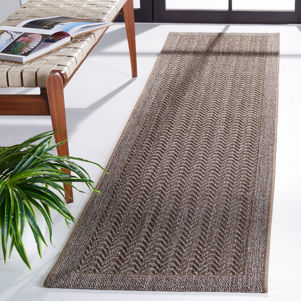 Safavieh Palm Beach Exquisite Area Rug - Sustainable Jute & Sisal Weave For Elegant Hallways & Spaces Silver Sisal & Jute Pab321d-210