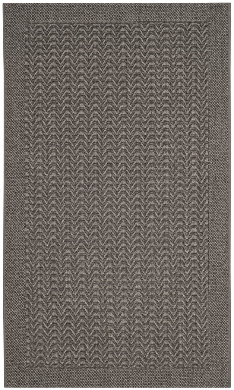 Safavieh Palm Contemporary Area Rug In Elegant Geometric Pattern – Perfect For Living Spaces & Offices Ash Sisal & Jute Pab321e-3