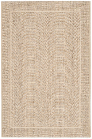 Safavieh Palm Beach Herringbone Patterned Rug - Handcrafted Eco-friendly Sisal & Jute For Elegant Interiors Desert Sand Sisal & Jute Pab322a-210