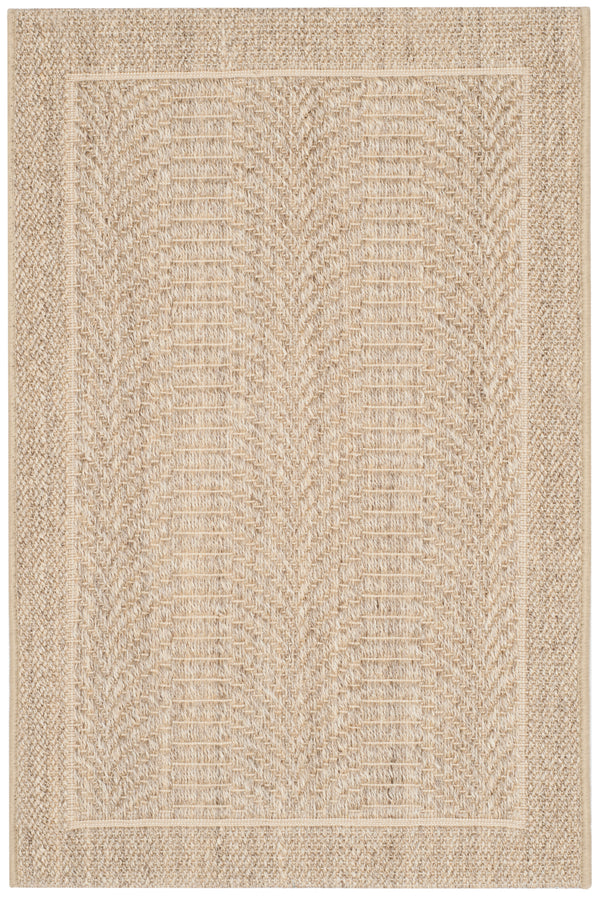 Safavieh Palm Beach Herringbone Patterned Rug - Handcrafted Eco-friendly Sisal & Jute For Elegant Interiors Desert Sand Sisal & Jute Pab322a-210