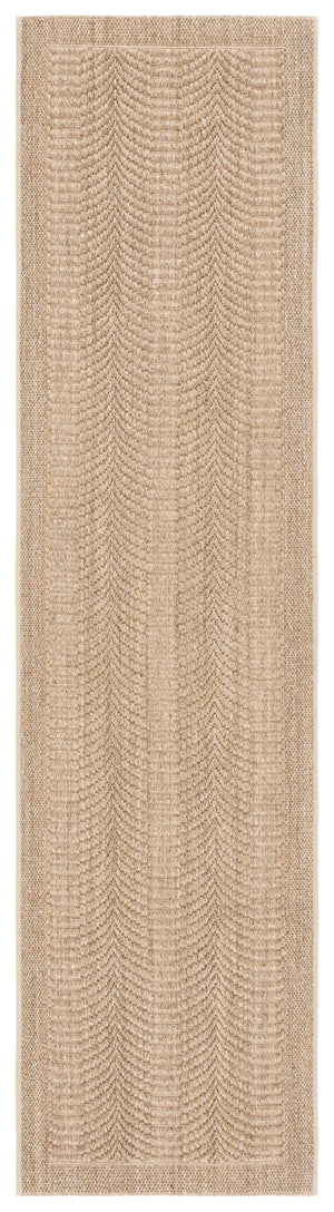 Safavieh Palm Beach Herringbone Patterned Rug - Handcrafted Eco-friendly Sisal & Jute For Elegant Interiors Desert Sand Sisal & Jute Pab322a-210
