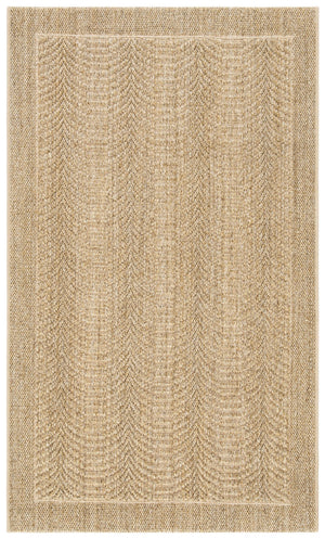 Safavieh Palm Beach Area Rug - Elegant Geometric Herringbone Design In Natural Fibers For Timeless Style Desert Sand Sisal & Jute Pab322a-3