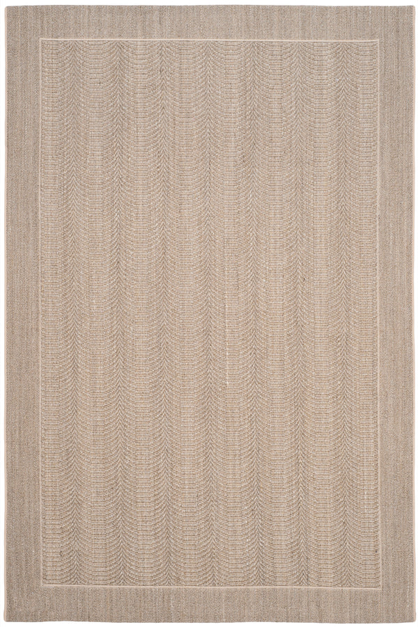Safavieh Palm Beach Herringbone Patterned Rug - Handcrafted Eco-friendly Sisal & Jute For Elegant Interiors Desert Sand Sisal & Jute Pab322a-210