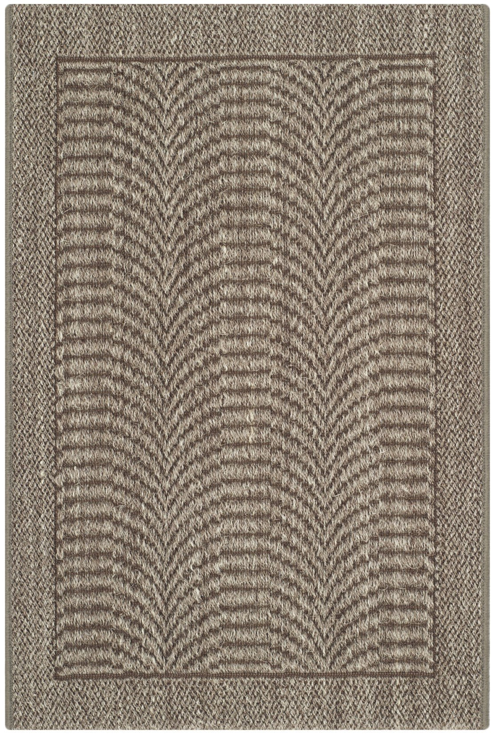 Safavieh Palm Beach Area Rug - Elegant Geometric Herringbone Design In Natural Fibers For Timeless Style Silver Sisal & Jute Pab322d-2
