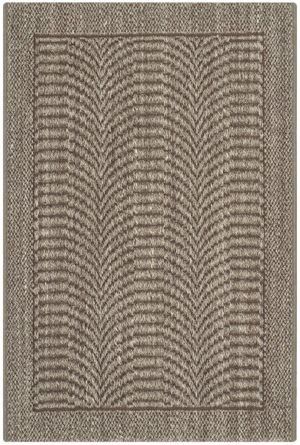Safavieh Palm Beach Area Rug - Elegant Geometric Herringbone Design In Natural Fibers For Timeless Style Silver Sisal & Jute Pab322d-2