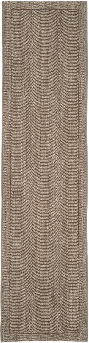 Safavieh Palm Beach Herringbone Patterned Rug - Handcrafted Eco-friendly Sisal & Jute For Elegant Interiors Silver Sisal & Jute Pab322d-3