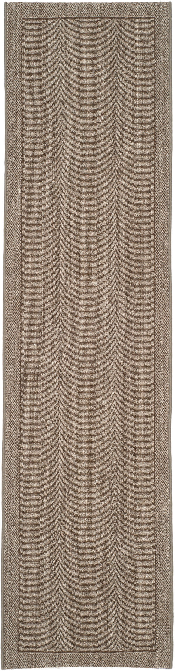 Safavieh Palm Beach Herringbone Patterned Rug - Handcrafted Eco-friendly Sisal & Jute For Elegant Interiors Silver Sisal & Jute Pab322d-3