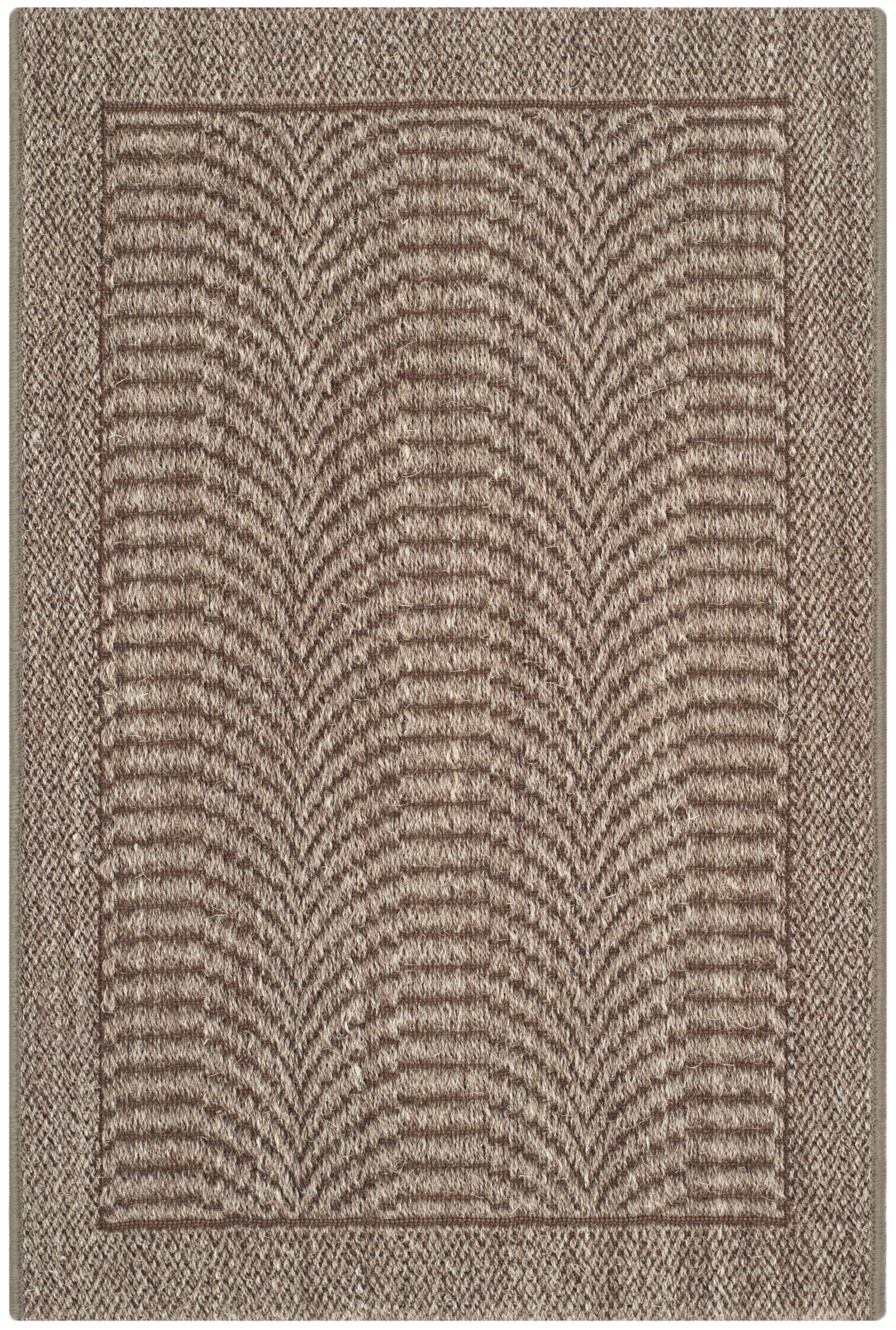 PALM Beach Herringbone Patterned Rug - Handcrafted Eco-Friendly Sisal