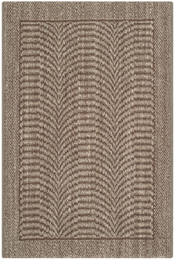 Safavieh Palm Beach Herringbone Patterned Rug - Handcrafted Eco-friendly Sisal & Jute For Elegant Interiors Silver Sisal & Jute Pab322d-3
