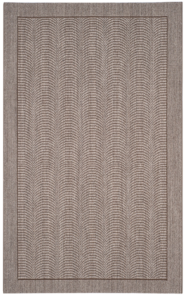 Safavieh Palm Beach Herringbone Patterned Rug - Handcrafted Eco-friendly Sisal & Jute For Elegant Interiors Silver Sisal & Jute Pab322d-3