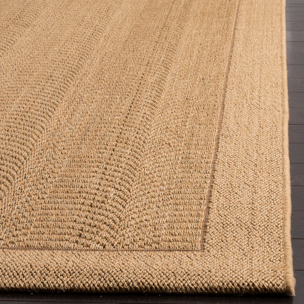 Safavieh Palm Beach Herringbone Patterned Rug - Handcrafted Eco-friendly Sisal & Jute For Elegant Interiors Maize Sisal & Jute Pab322m-212