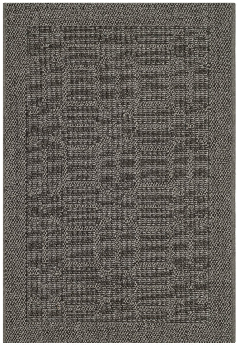 Safavieh Palm Beach Accent Area Rug - Elegant Geometric Design, Durable Natural Fibers, Eco-friendly Luxury Ash Sisal & Jute Pab323e-2