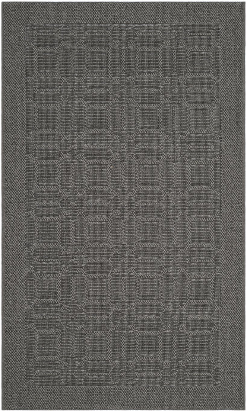 Safavieh Palm Beach Accent Area Rug - Elegant Geometric Design, Durable Natural Fibers, Eco-friendly Luxury Ash Sisal & Jute Pab323e-2