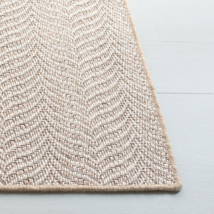 Safavieh Palm Natural Ivory Sisal-Wool Area Rug — Low-Profile Power-Loomed Texture For Coastal & Modern Homes 5'-0" x 8'-0" PAB330A-5