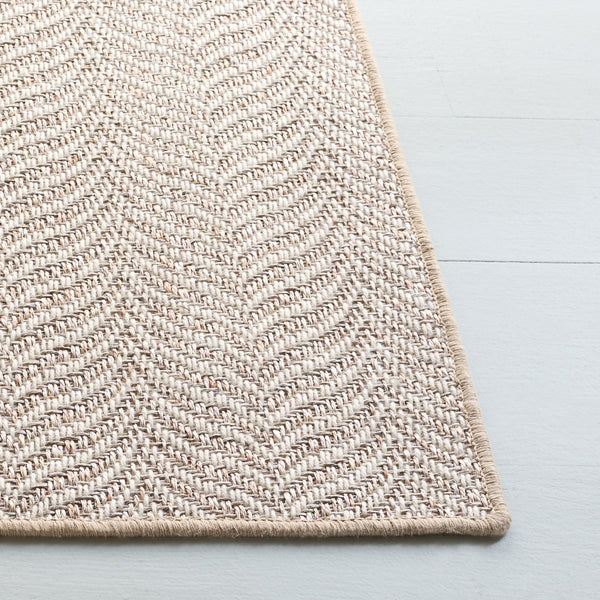 Safavieh Palm Natural Ivory Sisal-Wool Area Rug — Low-Profile Power-Loomed Texture For Coastal & Modern Homes 5'-0" x 8'-0" PAB330A-5