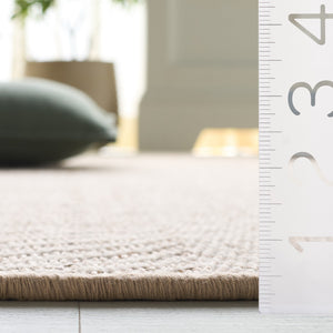 Safavieh Palm Beach 330C Natural Ivory Sisal-Wool Rug — Textured, Durable, Minimalist Warmth For Modern Spaces 4'-0" x 6'-0" PAB330A-4