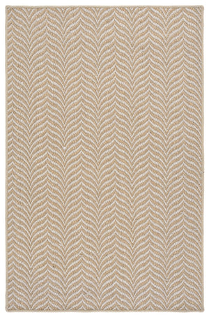 Safavieh Palm Beach 330C Maize Ivory Accent Rug — Low-Profile Power-Loomed Sisal-Wool Blend For Cozy, Versatile Style 3'-0" x 5'-0" PAB330C-3