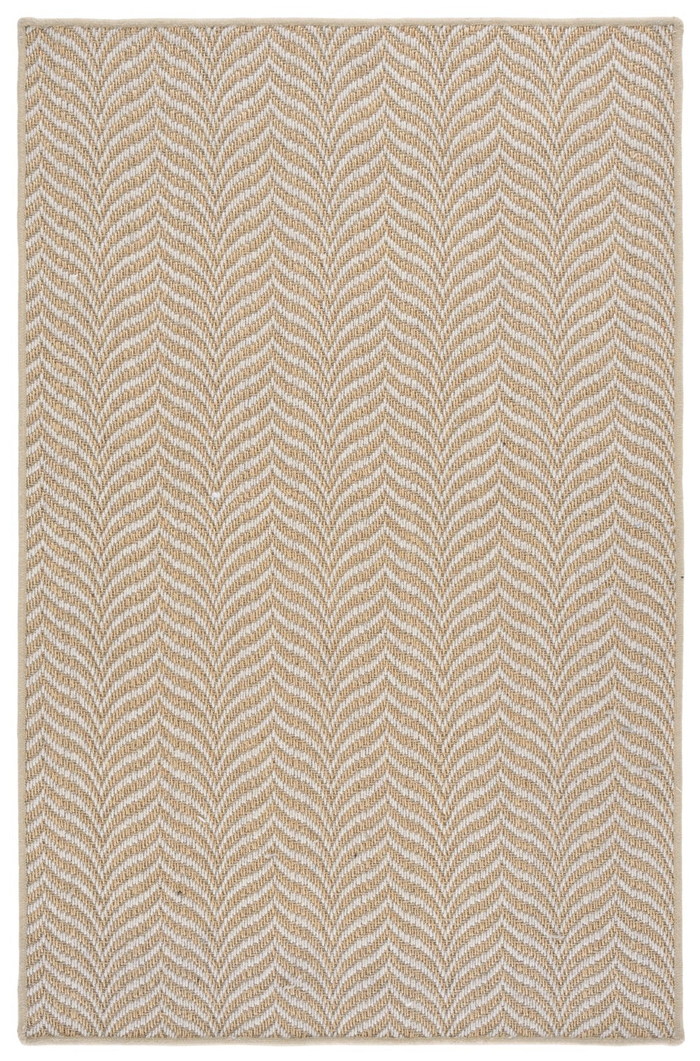 Safavieh Palm Sisal-Wool Maize And Ivory Rug — Low-Profile, Power-Loomed Durability With Minimalist Coastal Warmth 5'-0" x 8'-0" PAB330C-5