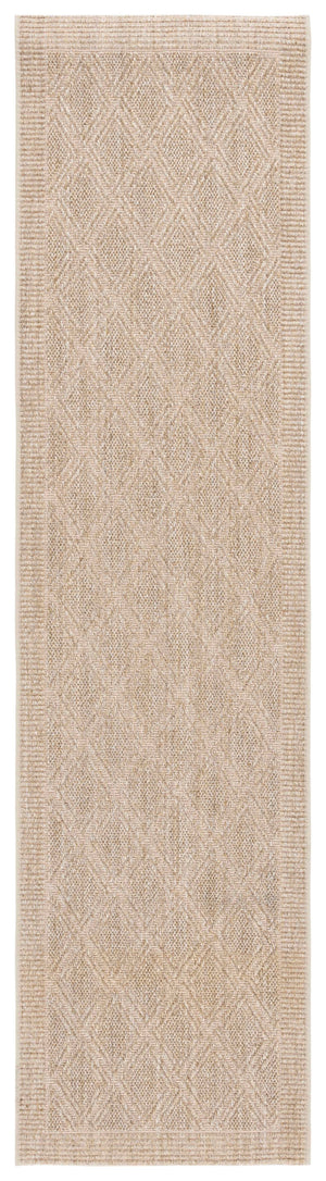 Safavieh Palm Beach Elegant Geometric Area Rug - Earthy Charm For Hallways & Entryways With Natural Texture Sand Sisal & Jute Pab351a-210