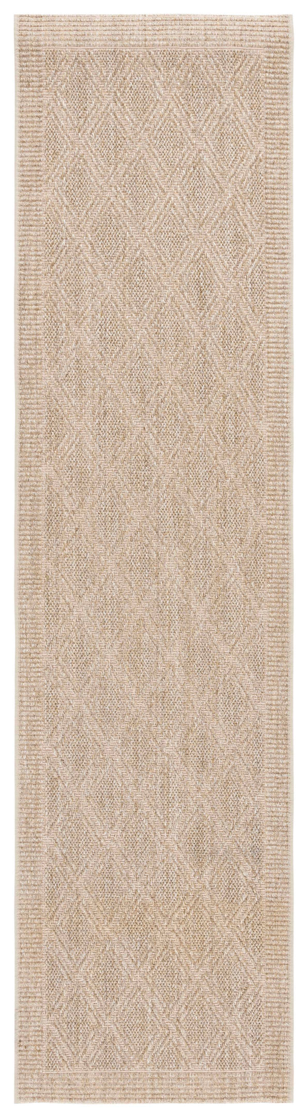 Safavieh Palm Beach Elegant Geometric Area Rug - Earthy Charm For Hallways & Entryways With Natural Texture Sand Sisal & Jute Pab351a-210