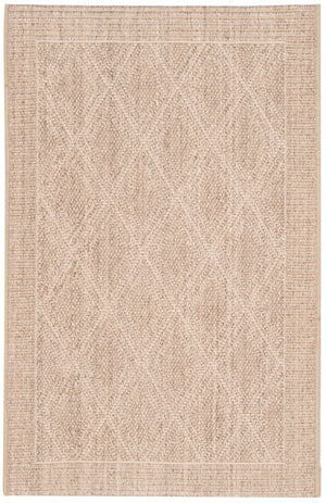 Safavieh Palm Beach Elegant Geometric Area Rug - Earthy Charm For Hallways & Entryways With Natural Texture Sand Sisal & Jute Pab351a-210