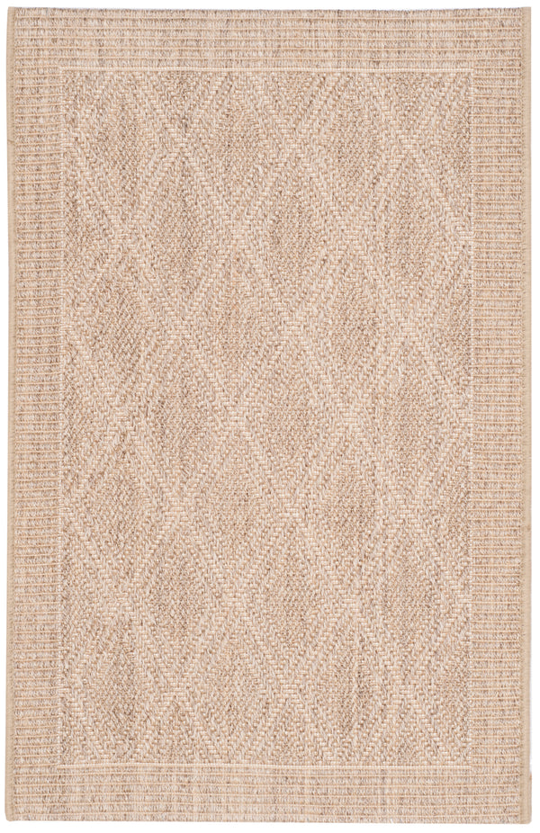 Safavieh Palm Beach Elegant Geometric Area Rug - Earthy Charm For Hallways & Entryways With Natural Texture Sand Sisal & Jute Pab351a-210