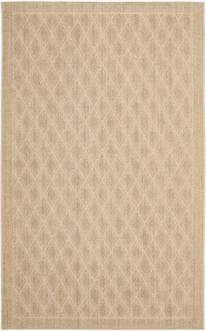 Safavieh Palm Beach Elegant Geometric Area Rug - Earthy Charm For Hallways & Entryways With Natural Texture Sand Sisal & Jute Pab351a-210