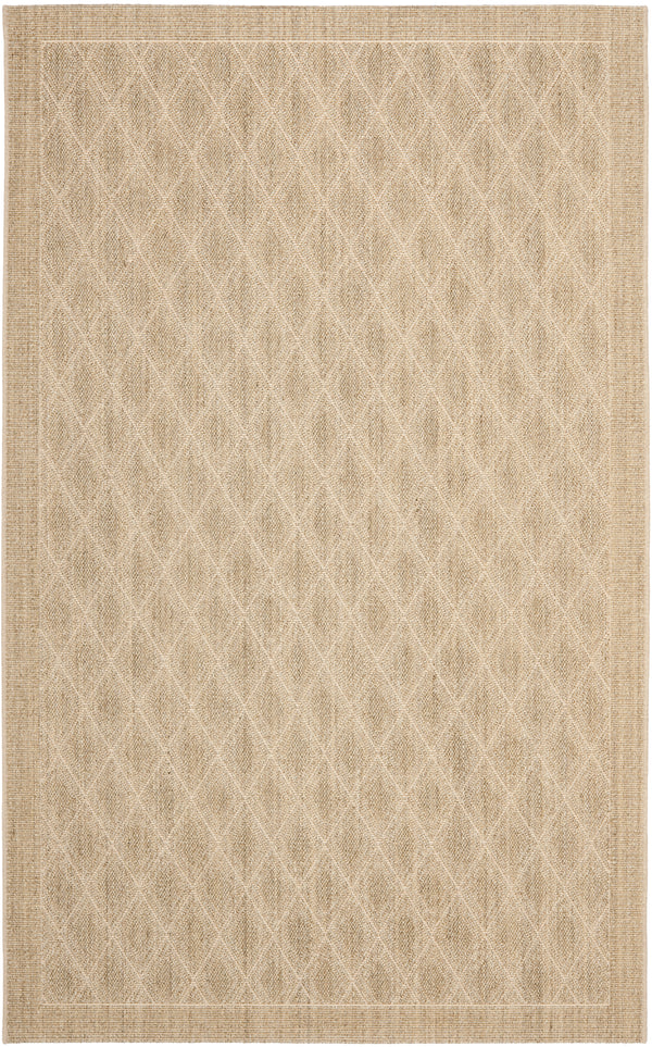 Safavieh Palm Beach Elegant Geometric Area Rug - Earthy Charm For Hallways & Entryways With Natural Texture Sand Sisal & Jute Pab351a-210