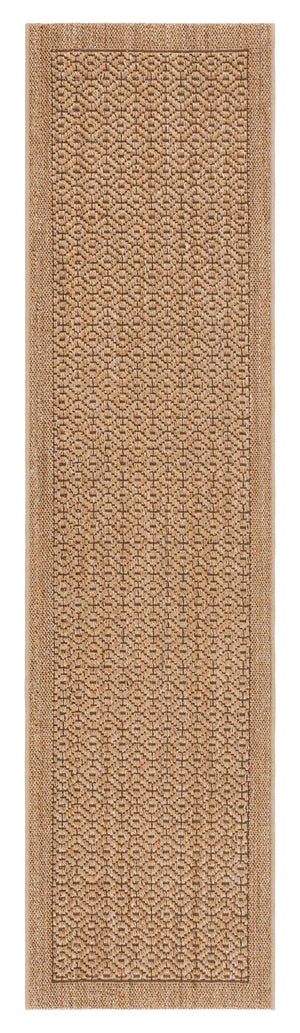 Safavieh Palm Beach Elegant Natural Fiber Rug For Hallways - Handcrafted Jacquard Weave With Earthy Tones Natural Sisal With Latex Pab355a-210