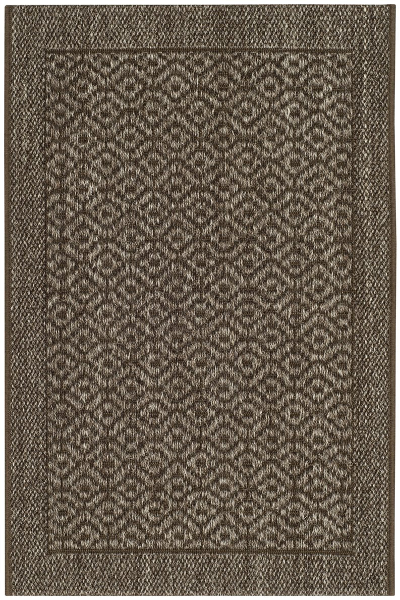 Safavieh Palm Beach Accent Jacquard Weave Area Rug - Timeless Elegance For Sophisticated Home Decor Silver Sisal With Latex Pab355d-2